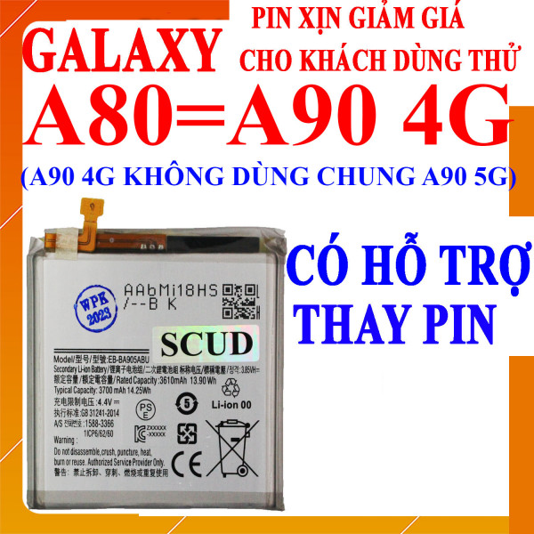 Pin Webphukien cho Samsung Galaxy A80/A90 4G Việt Nam EB-BA905ABU 3700mAh